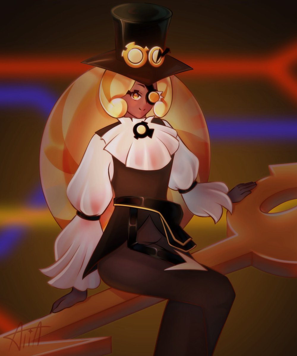 tiana779's tweet photo. Hi, I did not forget about Cookie Run 

#crk #cookierunkingdom #timekeepercookie #tkc #drawing #art #digital https://t.co/dHGXtH5ZeL