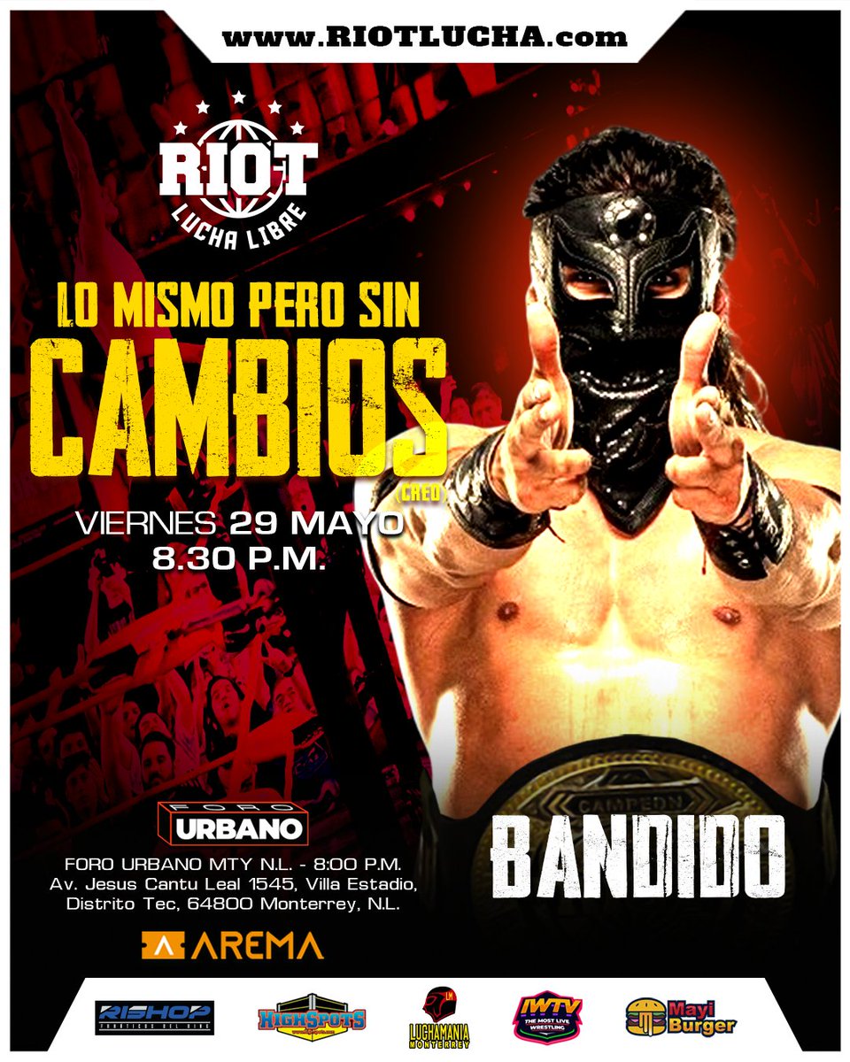 Riot Lucha Libre tweet media