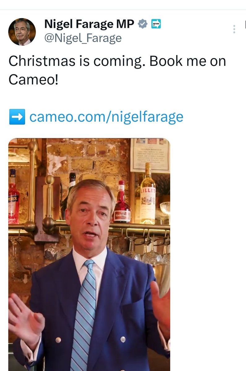 Parody Nigel Farage tweet media