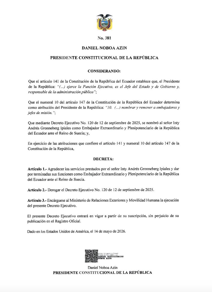Ecuadorinmediato tweet media