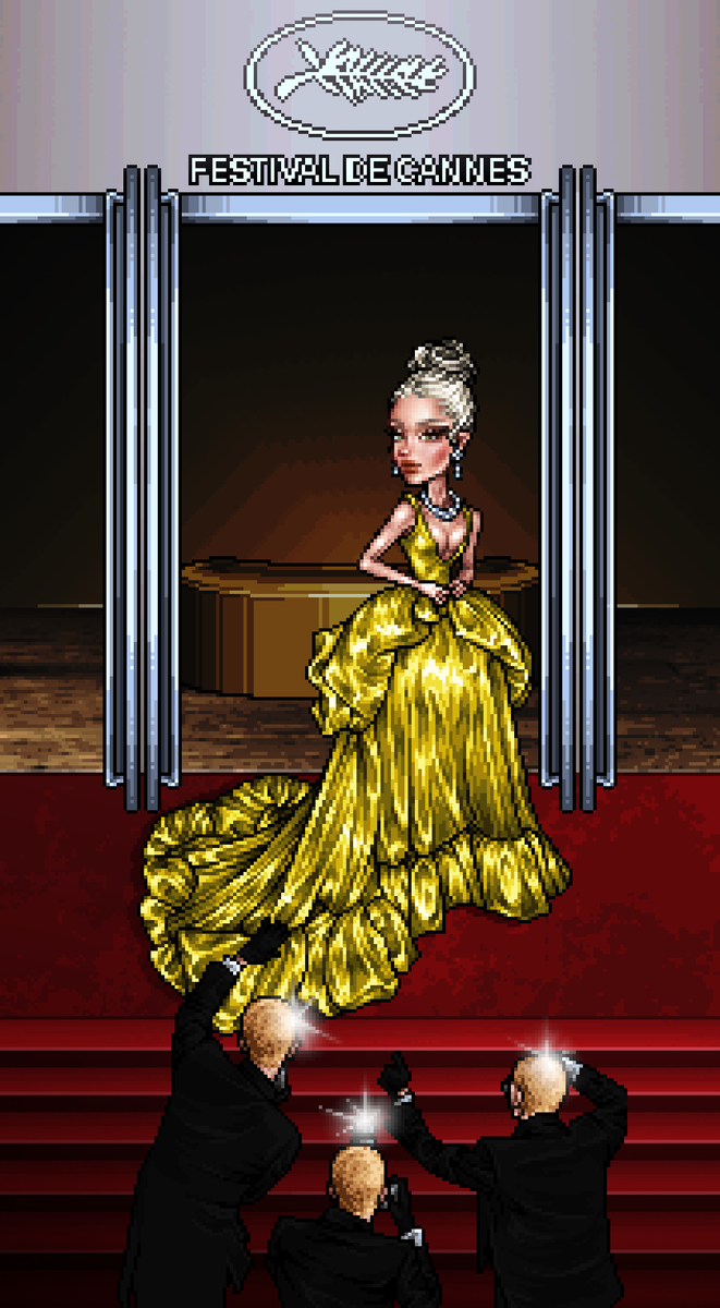 MissHabboGrand's tweet photo. Miss Habbo Grand 2026, Sydney Thomas attends the 79th Cannes Film Festival red carpet, live from France wearing a masterpiece gown by Miss Sohee 🇫🇷 💫

#FestivalDeCannes https://t.co/BxWLDACyxk