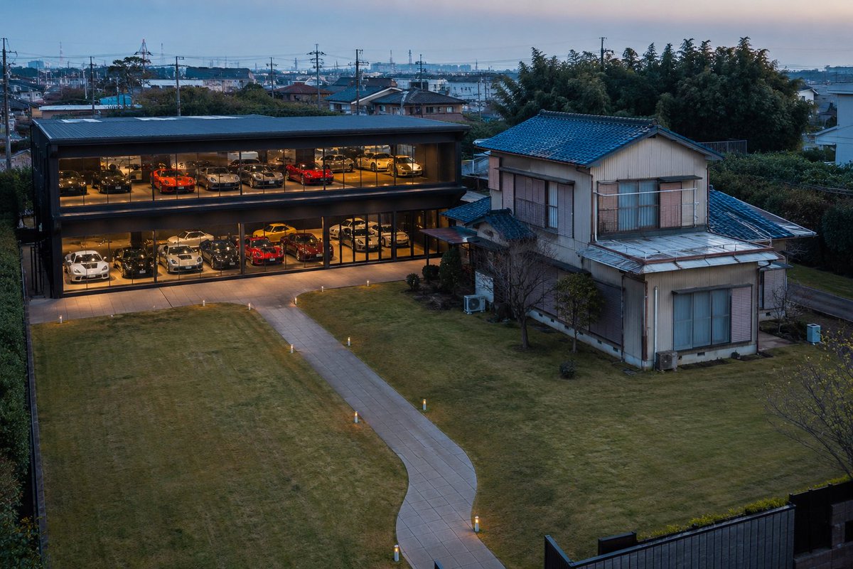 お金無限マンだったら車たくさん入るガレージがある家が欲しいなと思っ