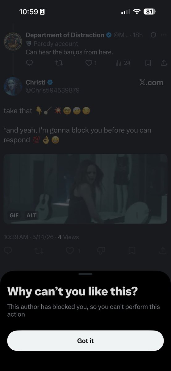 Department of Distraction tweet media