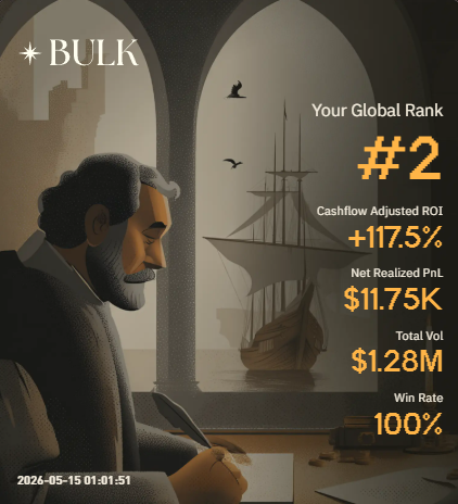 xL0oki's tweet photo. ❗️❗️❗️❗️Look here ❗️❗️❗️❗️

@bulktrade leaderboard competition has officially started.

Climb the rankings over the next 14 days and earn rewards the best part is that it’s completely free and fair for everyone.

My rank on day one: #2 👀
Don’t miss it, give it a try. https://t.co/lWIIVtie7T