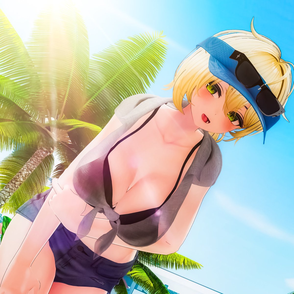 mohikandesu's tweet photo. おはﾓﾋｨ！金曜日！！華金がやってきたゾ！仕事終えたらPCはしっかりシャットダウンしてから帰ろうね。
今日は飲むぞ〜
#tten_3D https://t.co/7azU2b6uJ5