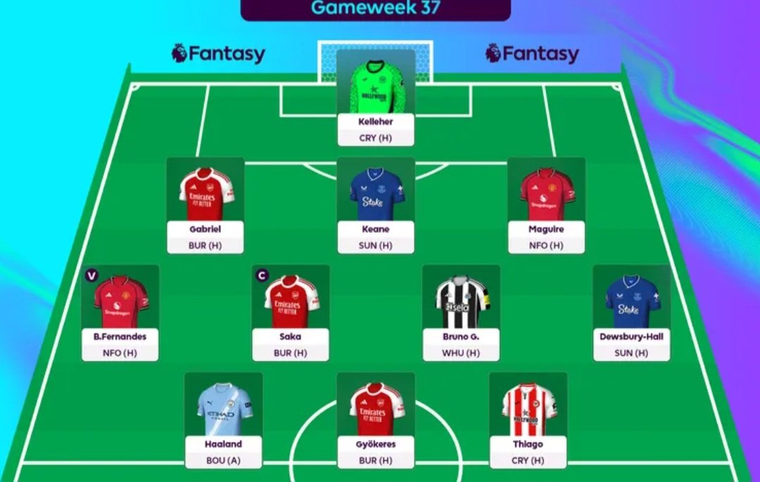 SeniorFPL's tweet photo. 💥 تشكيل خبراء موقع فانتزي البريميرليج للجولة 37

Scout selection for #GW37 #FPL 🏟

 عندك كام لاعب منهم !!؟

#فانتزي_البريميرليغ #فالفانتزي https://t.co/NHMplx858Y