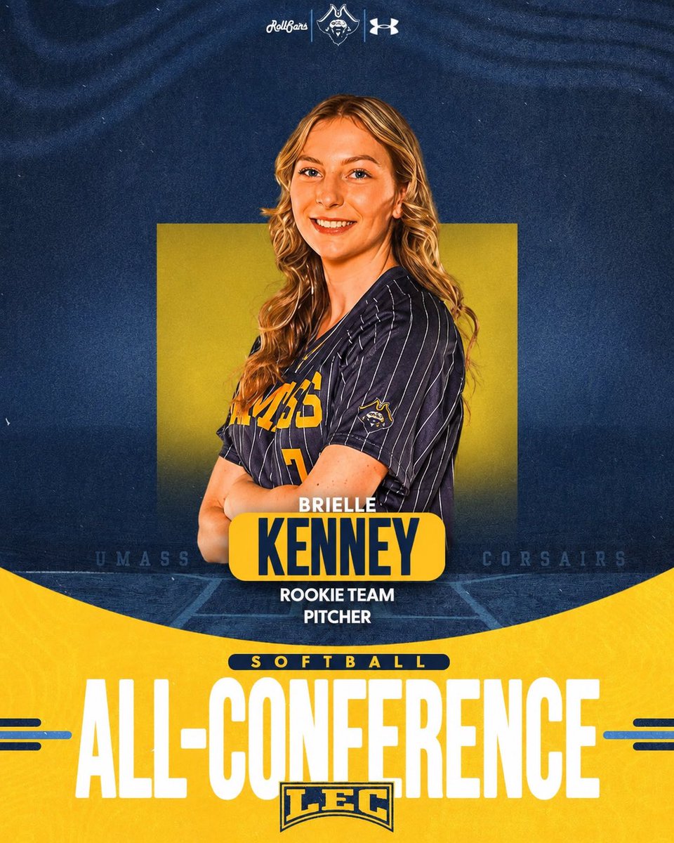 BombersElite's tweet photo. Congrats @brielle_kenney @UMassDSoftball @LittlEastConf https://t.co/FMbUfXISoh