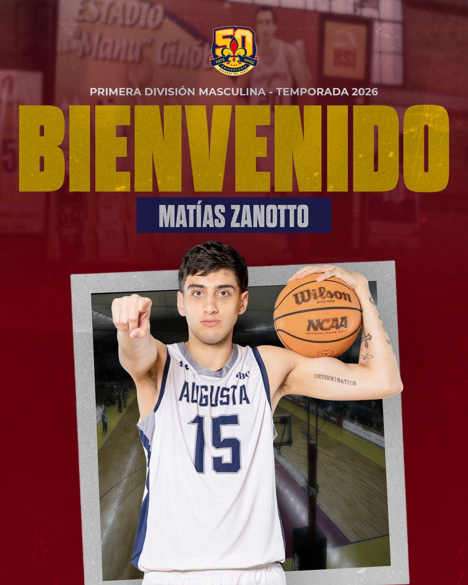 BdNorte's tweet photo. #Primera 🏀 | 👋¡Bienvenido otra vez a casa, Mati!

➡️ Matías Zanotto, interno de 20 años y 2m02 surgido en nuestro club, volverá a ponerse la camiseta tricolor para jugar hasta que finalice este primer tramo de la LBB Oro. https://t.co/VEWl61b5lc