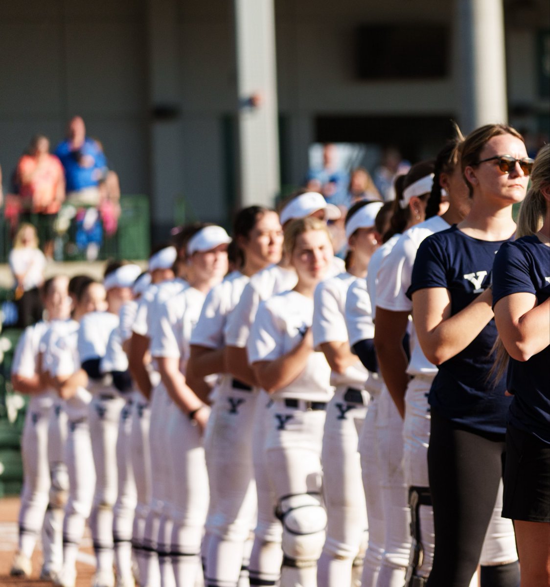 YaleSoftball's tweet photo. Thank you isn’t enough, but a huge thank you to our loyal first base coach of the last 8yrs, Dr. Coach Mandy! YSB is better because of all you’ve given these last eight years volunteering your time. One of one!
​
​We look forward to having you as our biggest superfan! We 💙you! https://t.co/jil8o9aOYq