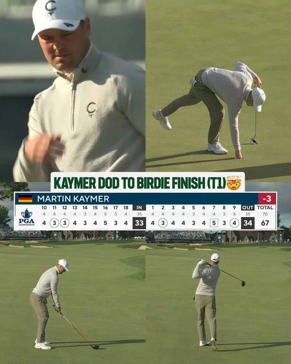 livgolf_league's tweet photo. .@MKaymer59 is the clubhouse leader at Aronimink Golf Club (-3) 🙌

He birdies the last after a 300 yard DOD 🤯

#PGAChamp | @Cleeks_GolfClub https://t.co/6GOcvGWj1F