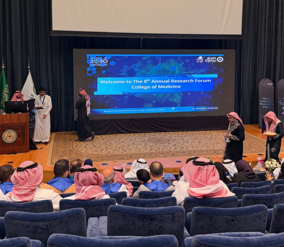 u7dd21's tweet photo. Happy to share that I presented my research poster at the 8th Annual Research Day at KSAU.

Grateful for this valuable opportunity and the inspiring experience. https://t.co/cC5QXS4yiw