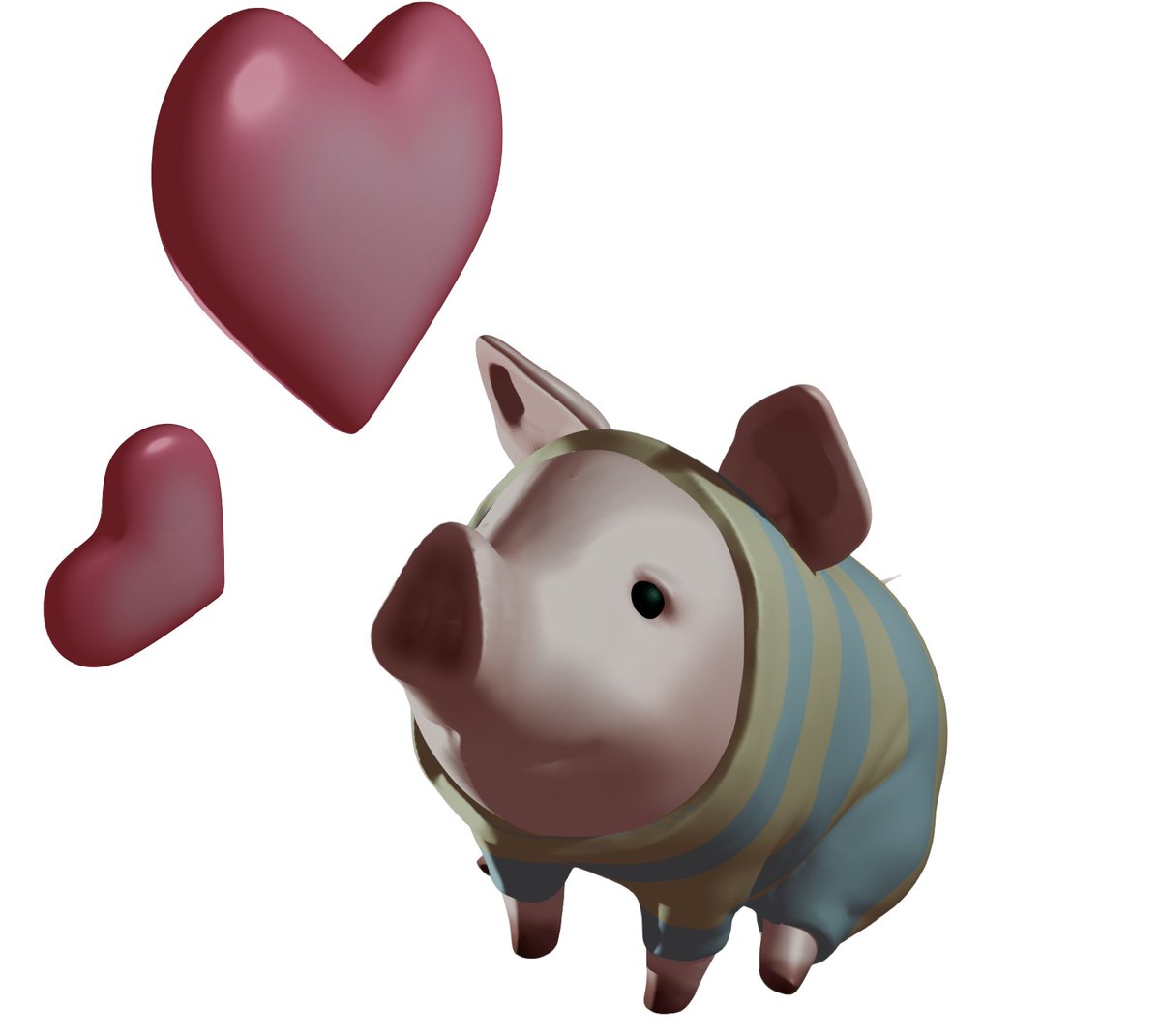 fern901's tweet photo. My internet stopped working so I sculpted a little #poogie in blender!
#monsterhunter https://t.co/xxE22q7GgY