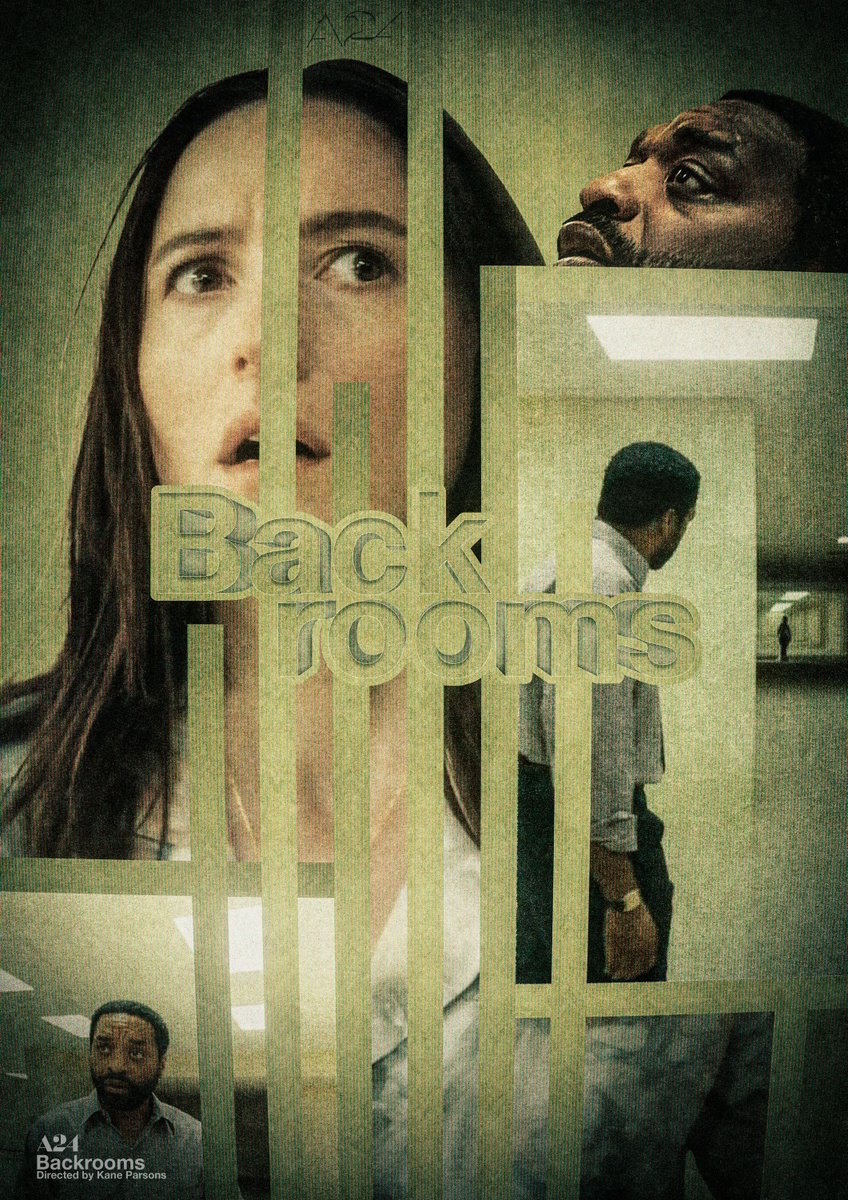 PosterEscape's tweet photo. Fantastic posters for Backrooms by @AgustinrMichel, @1350px and @neilfraser78 

#Backrooms https://t.co/yh0AHgMXCc