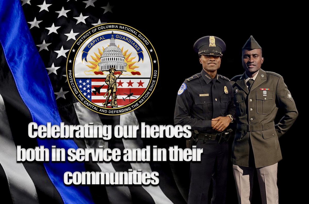 We honor those who serve on both fronts!

During National Police Week, we recognize the extraordinary individuals who serve their communities in more ways than one—law enforcement officers who also answer the call as National Guardsmen. @USNationalGuard https://t.co/95FEXWP9v9
