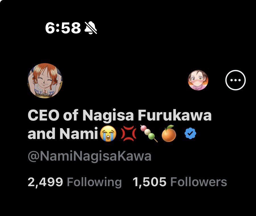 CEO of Nagisa Furukawa and Nami😭💢🍡🍊 tweet media