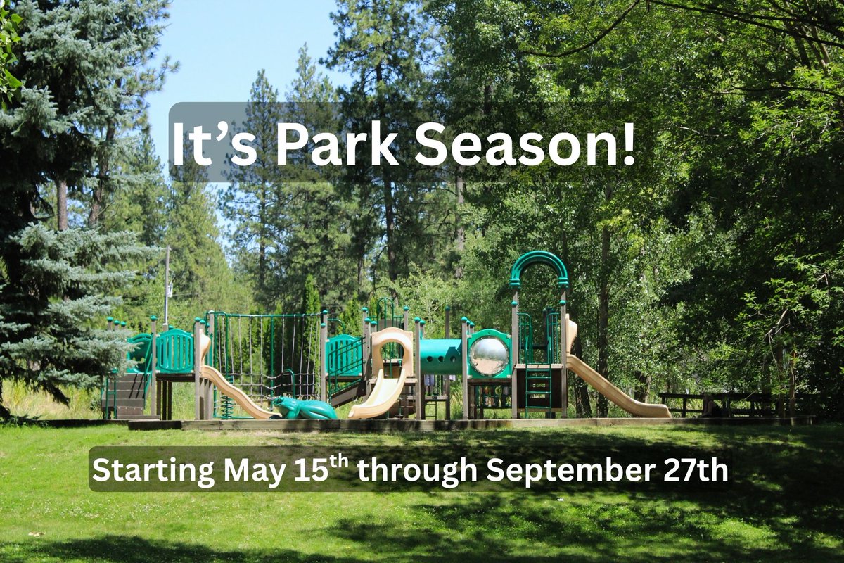 spokanecounty's tweet photo. The 2026 Parks Services Season begins tomorrow, May 15th! Seasonal park restrooms, landscaping and general maintenance will begin for the enjoyment of our park visitors. For a full list of services, please see our 2026 Level of Service Quick Guide. https://t.co/6AYSxVSfMY https://t.co/VhALJi2U44