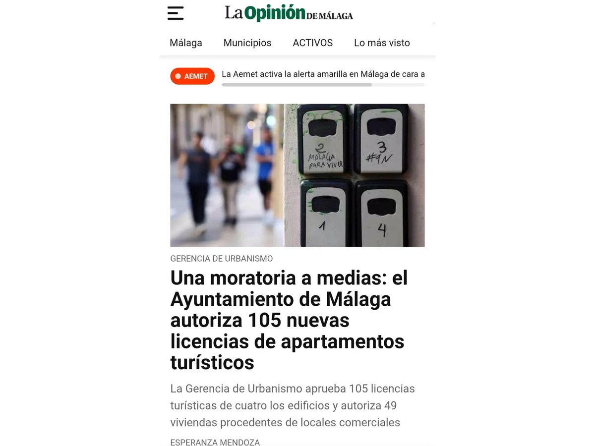 vecinosmalaga's tweet photo. Que nadie se engañe. Los responsables del vecinocidio están en el Ayto. @malaga. Una maquina de picar carne de vecino mortalmente eficaz. En el Centro los conocemos bien. No actúan cuándo y cómo deben y cuando lo hacen,van tarde y mal.Excepto para algunos que se benefician,claro. https://t.co/jwZV1TOZWw