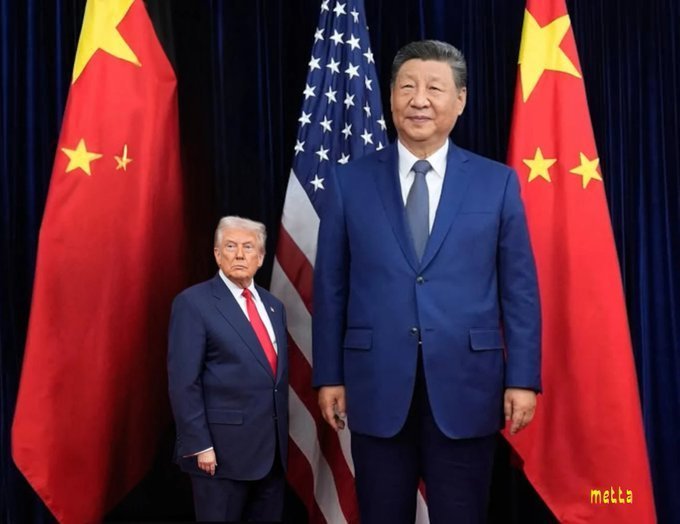 MettaBhavana1's tweet photo. @TuiteroSismico Trump is a small, weak man. Actual size comparison by #memestream https://t.co/b1E1Pw7sbG