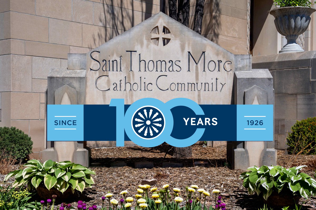 EightMoonMSP's tweet photo. As Saint Thomas More Catholic Community marks 100 years in its church, Eight Moon™ partnered with the parish to create branding and signage to visually honor a century life within the space.

#NonProfit #Signage #EightMoon #IlluminatingBrands #Design #GraphicDesign #WomenOwned https://t.co/4WxditD7Nt