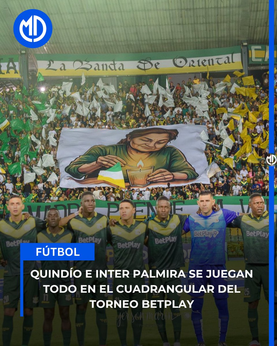 MundoDeportesCo's tweet photo. ⚔️ Deportes Quindío recibe esta noche a Inter Palmira por la jornada 5 de los cuadrangulares semifinales del Torneo BetPlay Apertura 2026, en un duelo clave por la clasificación a la gran final.

#TorneoBetPlay #PrimeraB #Quindio #InterPalmira https://t.co/yEZMvQYKHg