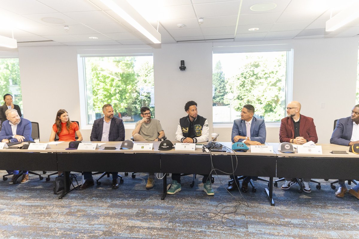 sacstate's tweet photo. Big moment for the future of AI in our region. 🚀

Today, Sacramento State joined industry partners, education, and civic leaders in signing a Memorandum of Understanding (MOU) to formalize a first-of-its-kind AI workforce pipeline from kindergarten through career. 📚 💼

The AI K-Career initiative brings schools and industry partners together to align on what education, skills, and training are needed to connect people to jobs in the @CityofRCordova—setting a new standard for how regions can prepare talent for the future.

"This is exactly the kind of collaboration that defines what a university like ours does. We prepare students to create a better life through alignment with industry partners, ensuring they graduate with gainful employment. We're glad to be in partnership with all the amazing people around this table and looking forward to being a core part of what is going to continue to transform this region." - President @DrLukeWood 

@flcfalcons
@FolsomCordova
@FarmGPU 
@hmci_ai
@NVIDIAAI
@SacStateCarlsen 
@solidigm

📸 Sacramento State/Andrea Price