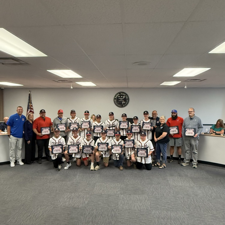 northmiddlestar's tweet photo. ⚾️🏆 A special night for our North Middle School baseball team! This evening, our District Champion Stars were recognized by the school board for an incredible season and championship run! We’re proud of these student-athletes and coaches for representing #NorthNation so well! ⭐️ https://t.co/qMA8Up2QTN