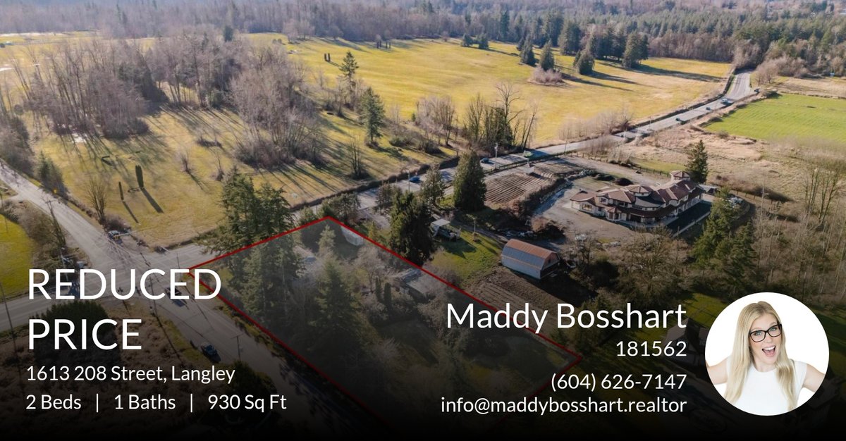 FraserValleyMB's tweet photo. 📍 Reduced Price 📍 This recently reduced home at 1613 208 Street in Langley won't last long, so, don't wait to set up a showing! Reach out here or at (604) 626-7147 for more information!

Maddy Bosshart
Real Estate Advisor
E  mrs... https://t.co/heqTluUAb1 https://t.co/do77fQx6qm