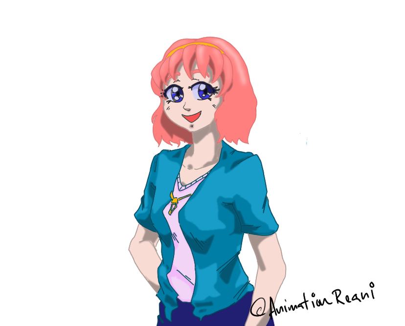 AnimationReani's tweet photo. fan art of ren'py Eileen @renpytom https://t.co/YD9wwc2S26