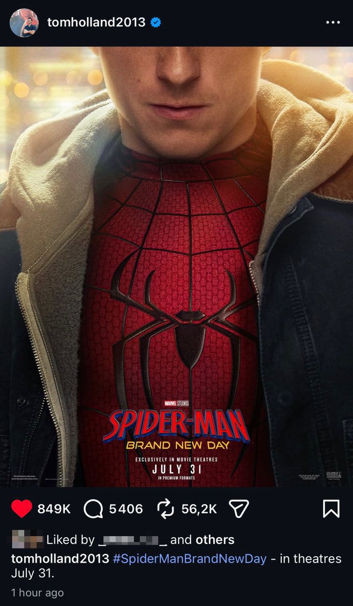 No Context Tom Holland tweet media