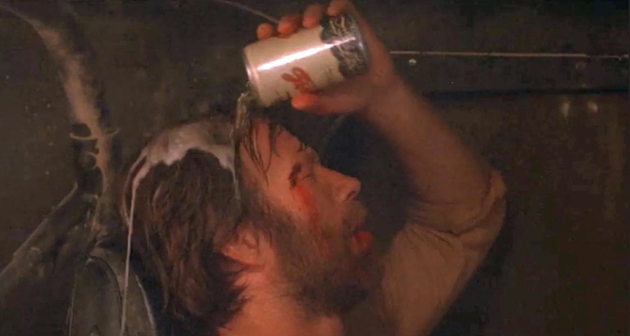 WolfsKumite's tweet photo. Things I've learned from Chuck Norris films...
When you find yourself buried alive inside your vehicle, a frothy beer poured over one's head and face is better than oxygen. https://t.co/galXbk55Ko