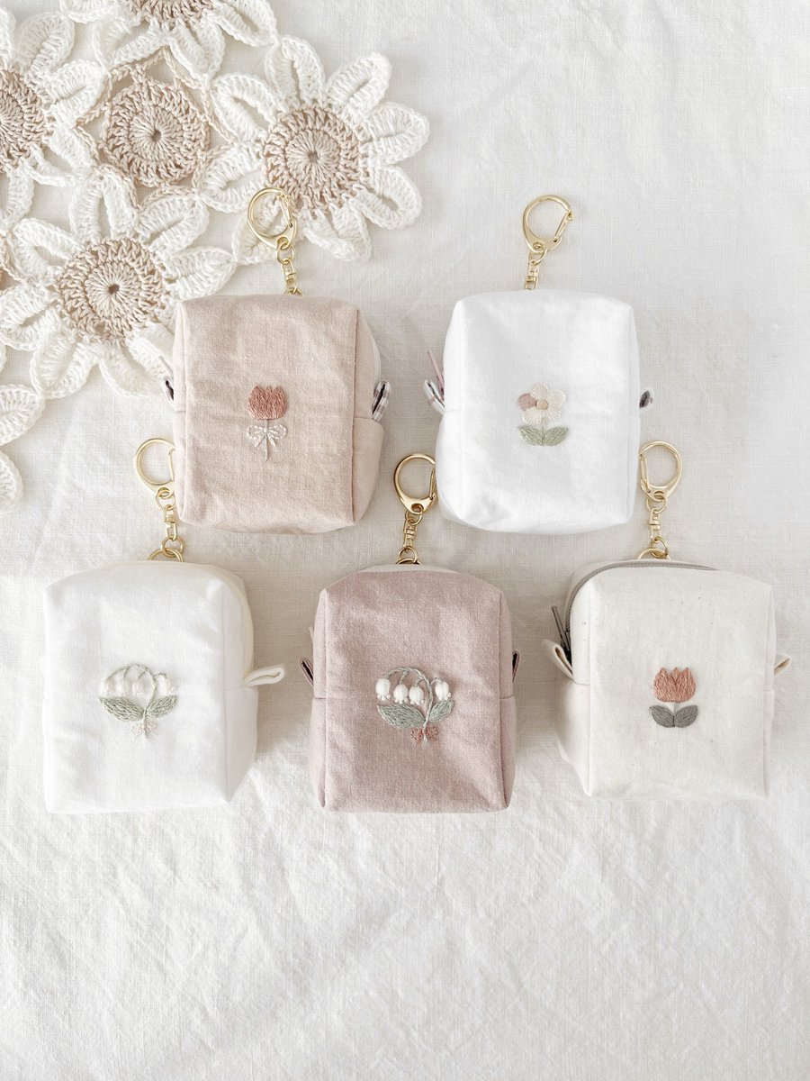 MEGURI*刺繍布小物【デザフェス63 I-80】 tweet media