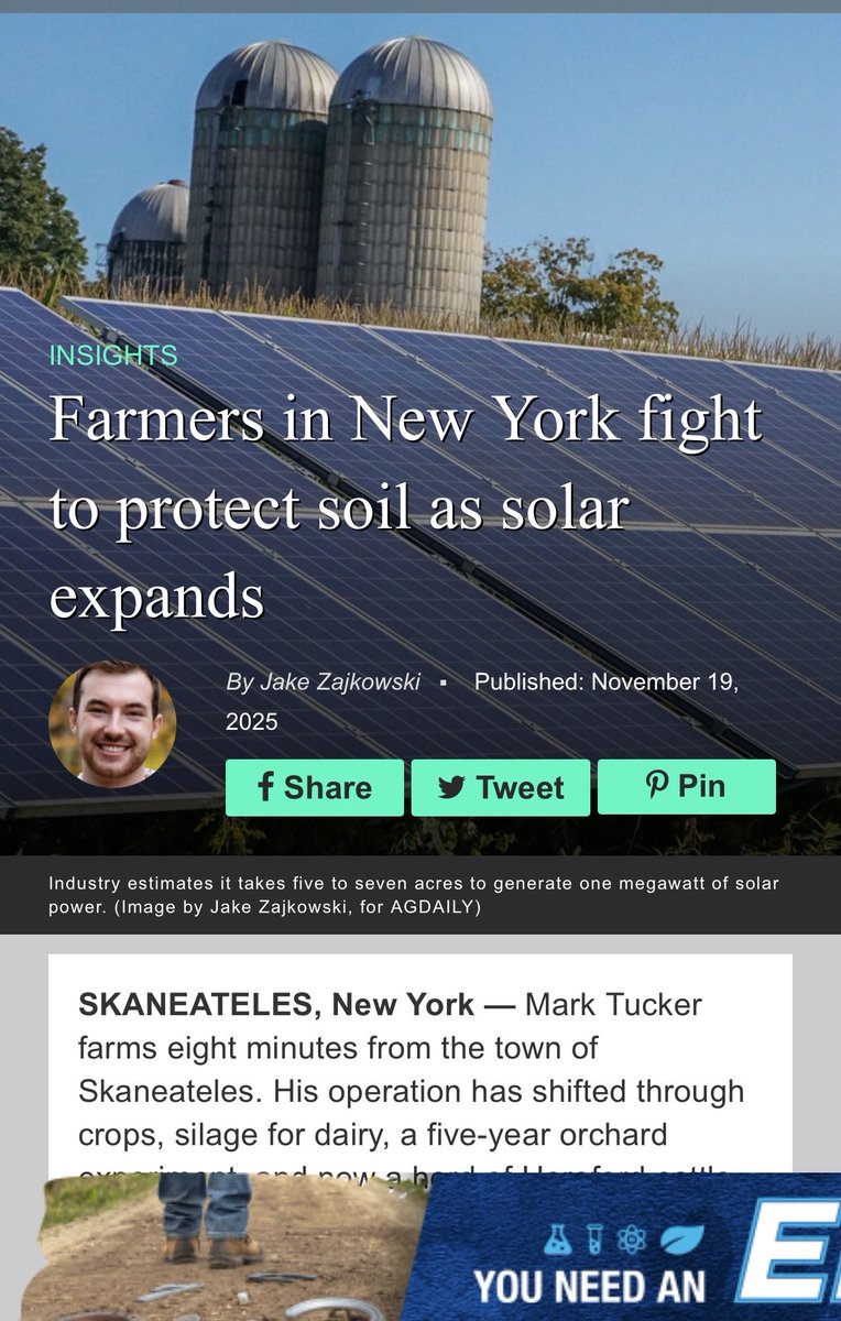 katiewr31413491's tweet photo. WHY are solar farms in the Adirondacks even up 5 discussion?!??
This is the same crowd who supports making cars illegal & wants to force everyone to buy super expensive heat pumps!??
But destroying land in the Adirondacks is OK???? 🤨🤨🤨🤨🤨 https://t.co/qEMe74oOWk