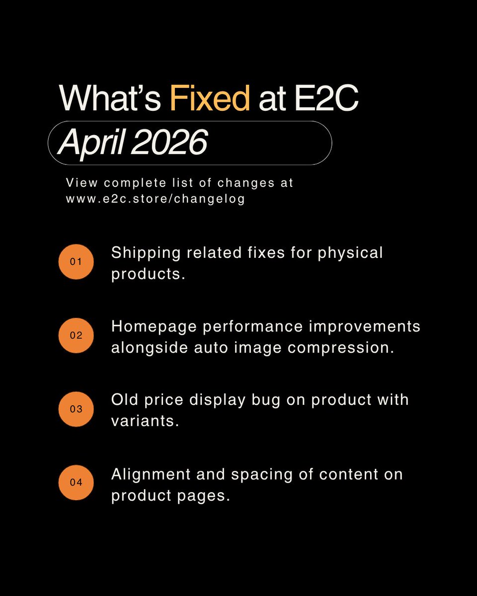 E2C Store tweet media