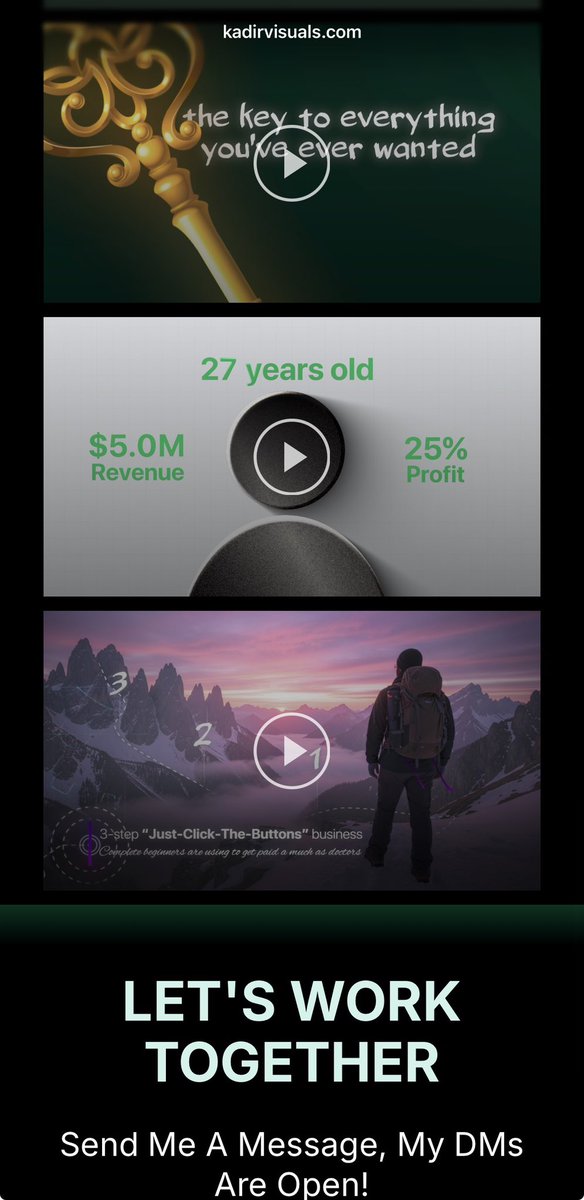 Kadir | Video Editor tweet media