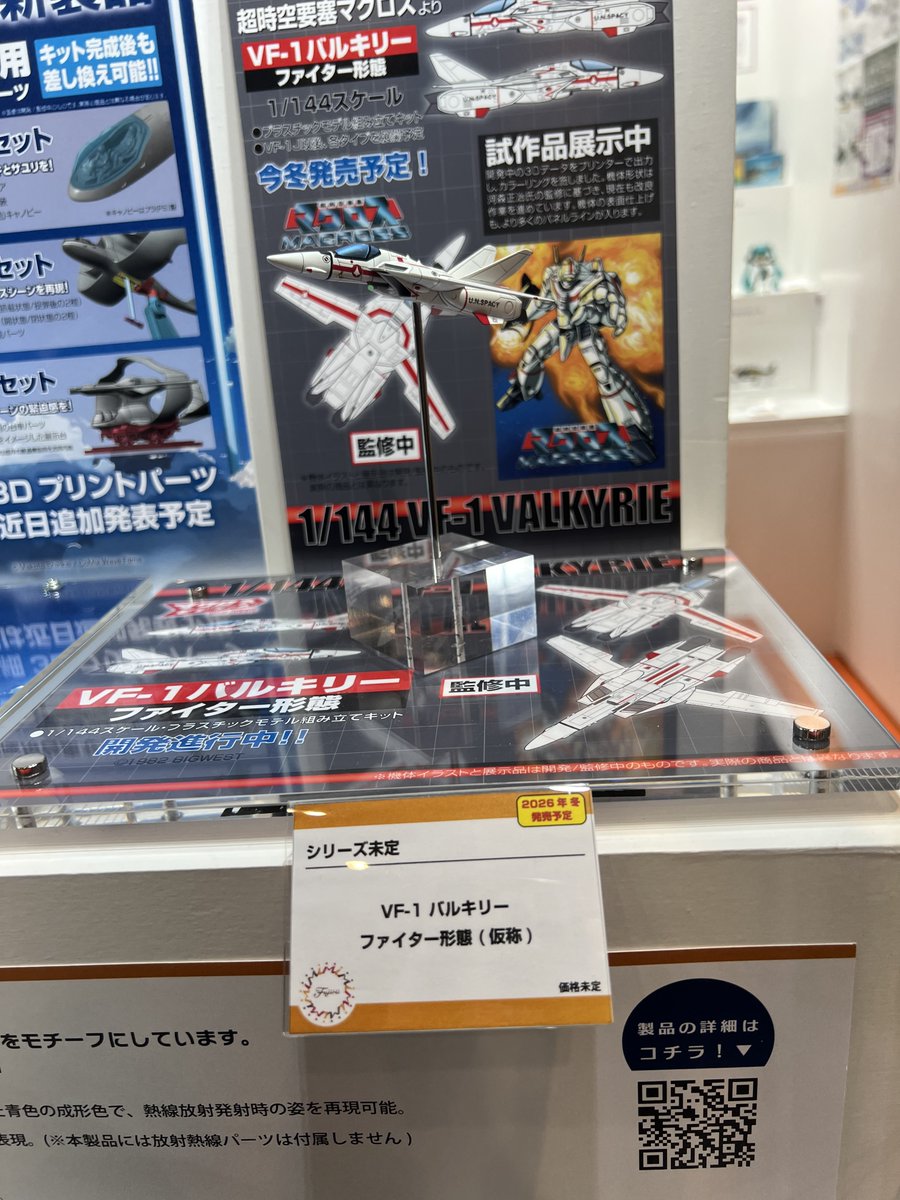 フジミさん VF-1 バルキリー ファイター形態（仮称） その1 1/144で2