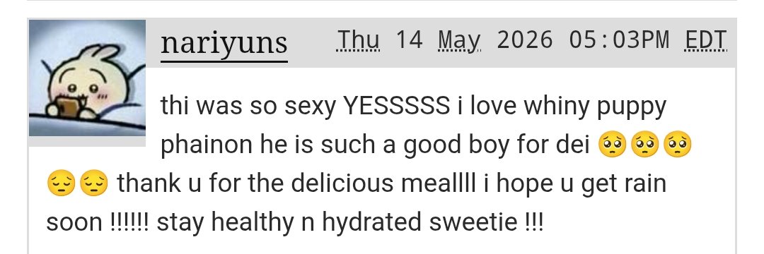 klikartplus's tweet photo. this is also one of th sweetest comments i've ever gotten and it's from my nsfw fic 🥹 https://t.co/i9extkrRmp