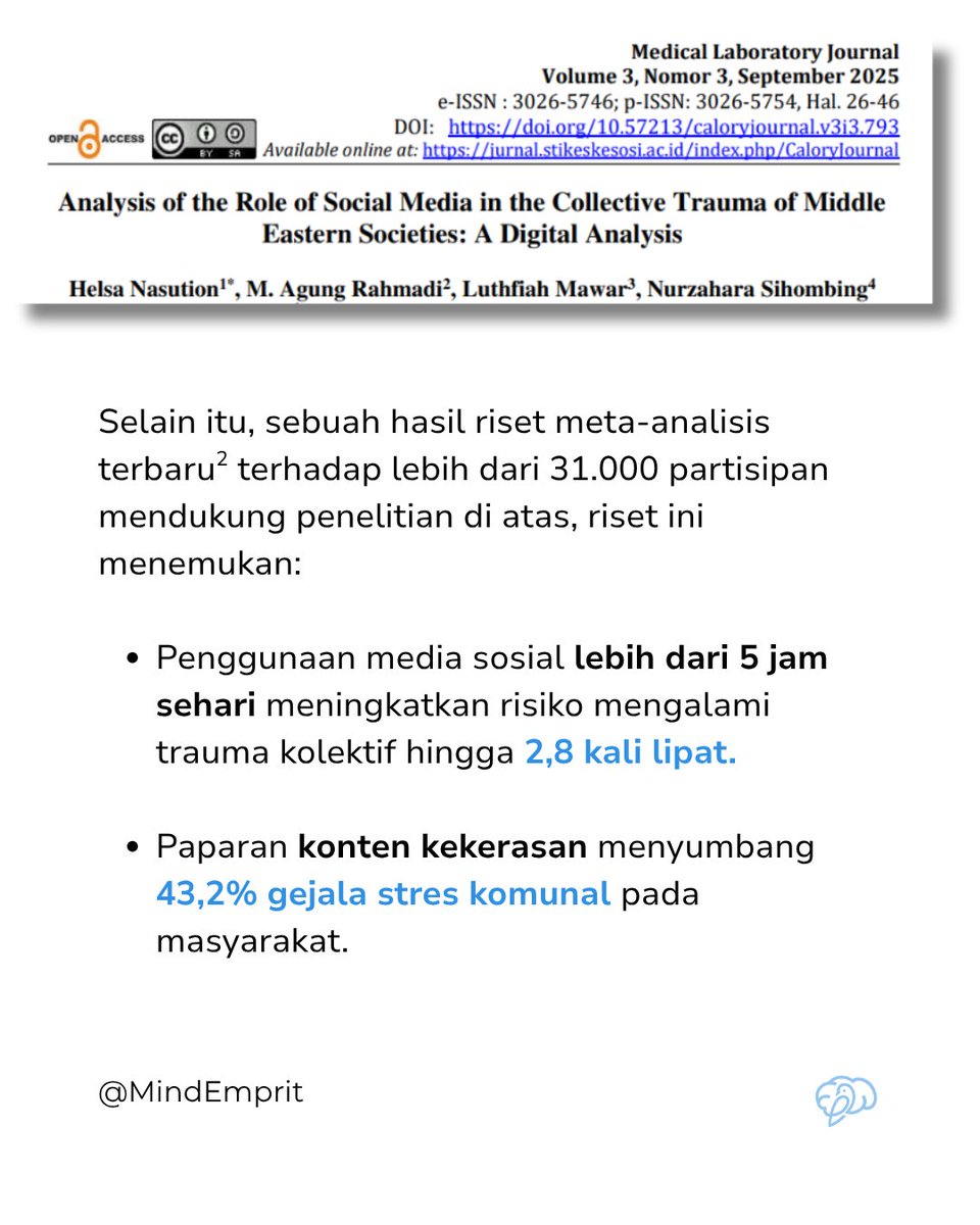 MindEmprit's tweet photo. @ismailfahmi Bukan berarti kita tidak boleh berempati
tapi pastikan juga kita menjaga mental serta kesehatan sendiri.

🧵 2/3 https://t.co/SE7w1e8t7z