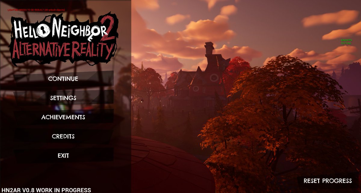 jaythefrog71's tweet photo. Messing around with HN2: Alternative Reality's Main menu.

#helloneighbor #fangame https://t.co/4WDlEVMBwf