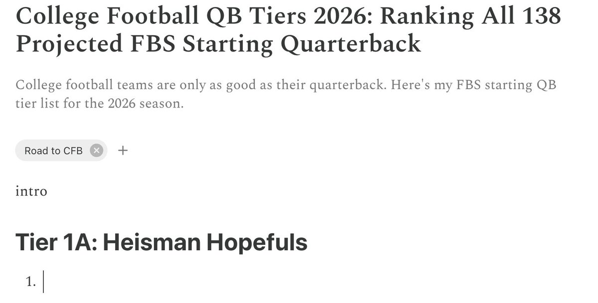 Road to CFB tweet media