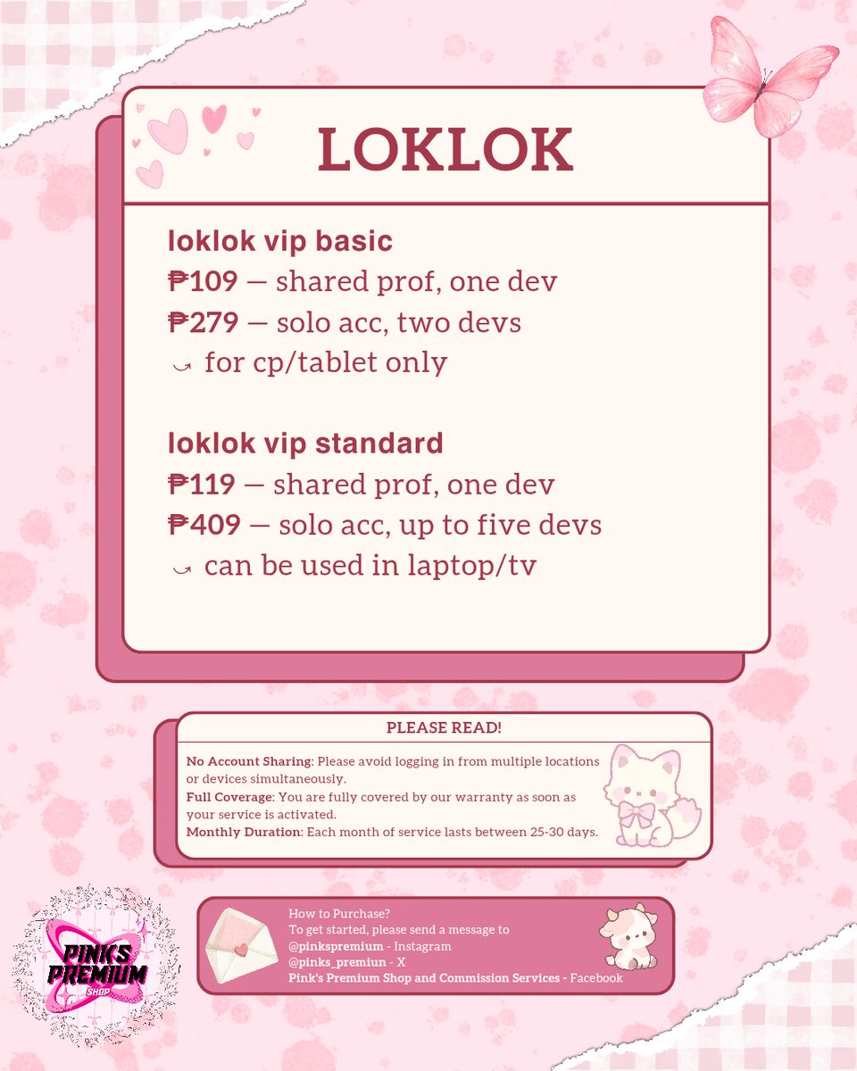 pinks_premium's tweet photo. 💎𝙐𝙋𝙂𝙍𝘼𝘿𝙀 𝙔𝙊𝙐𝙍 𝙇𝙄𝙁𝙀𝙎𝙏𝙔𝙇𝙀‼️✨

#PremiumAccountsPH
#academiccommissionsph
#netflix
#canva
#spotify
#youtube
#disney
#hbo
#loklok
#viva
#chatgpt https://t.co/T0e6yN9QBk