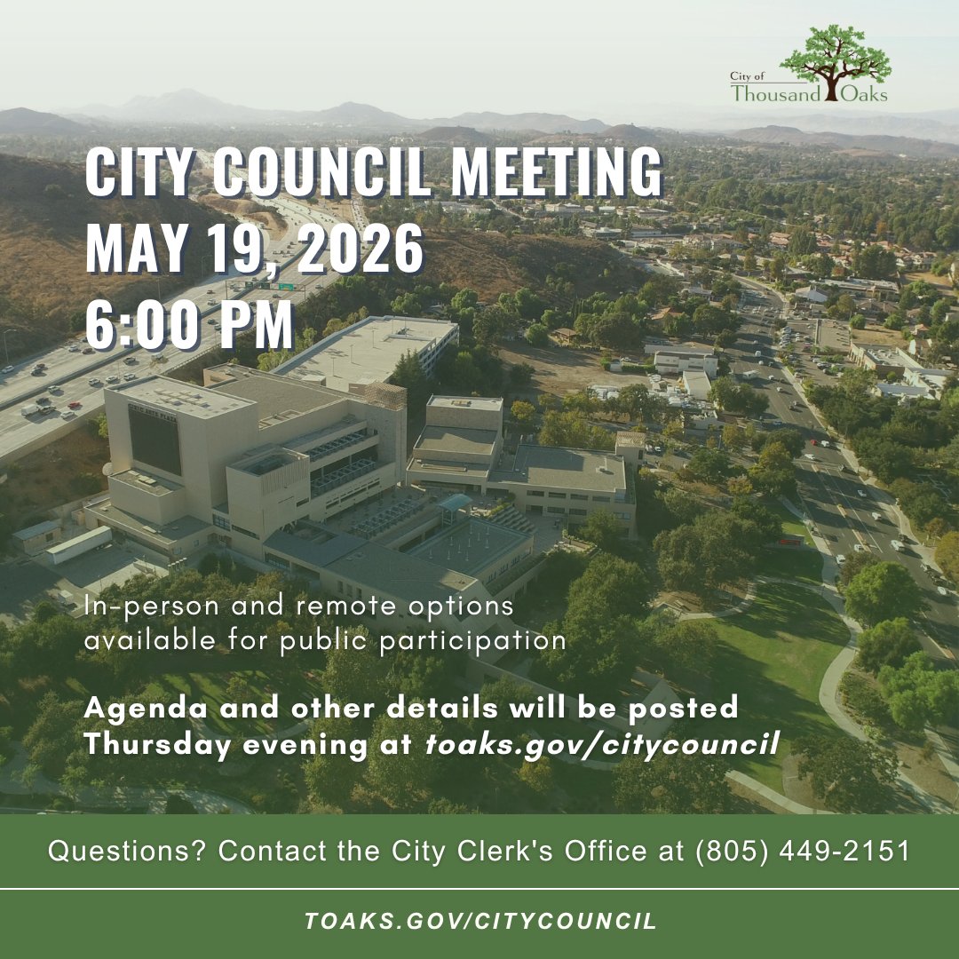 City of Thousand Oaks tweet media