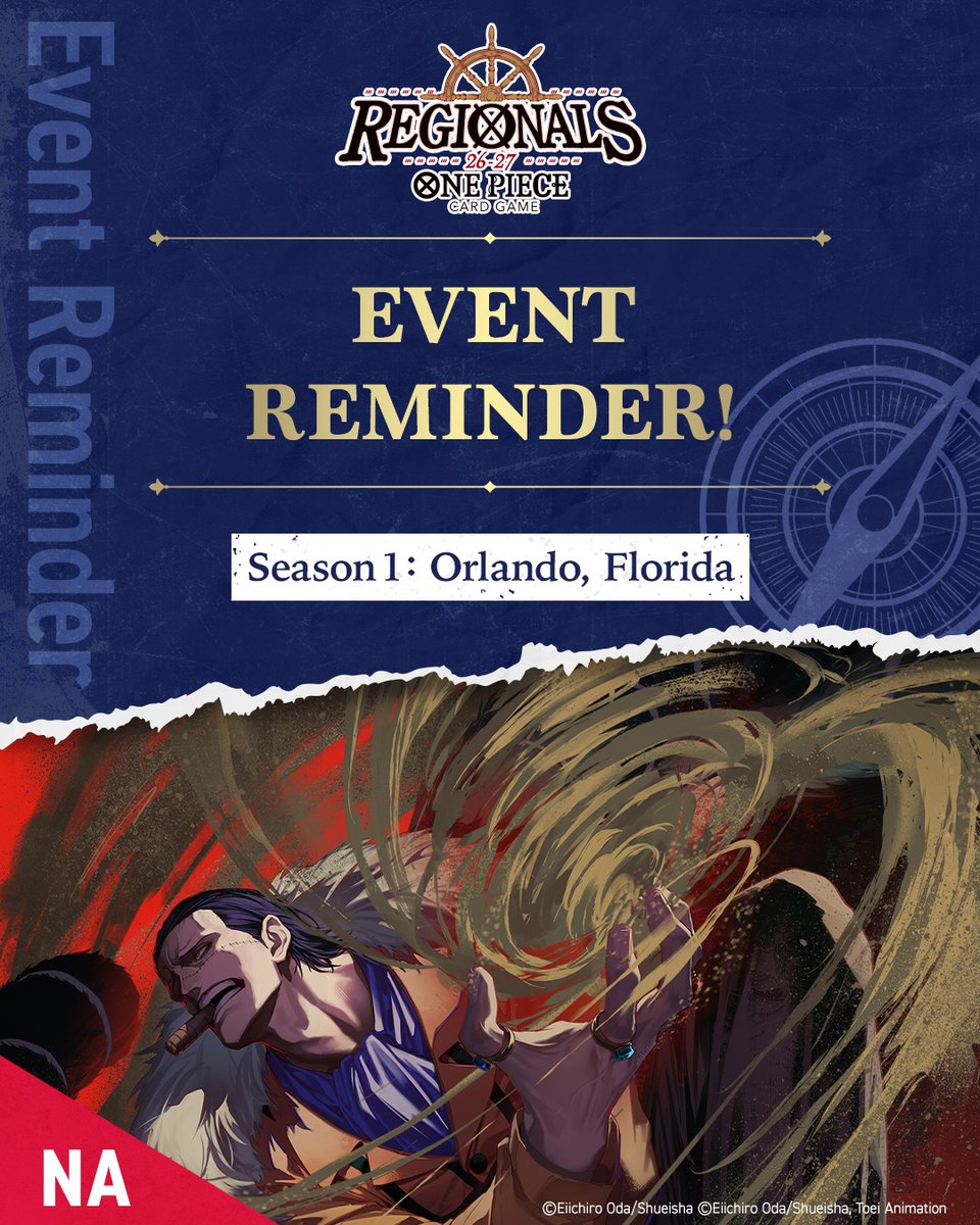 Event Reminder] Hey One Piece Pirates! Season 1 Regionals are in
