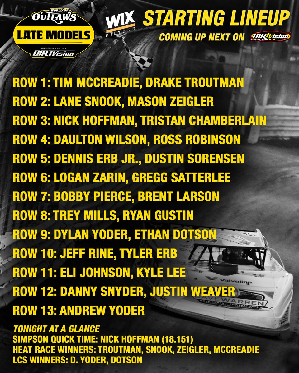 World of Outlaws Late Models tweet media
