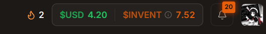 Radianntt's tweet photo. @InventMoneyApp This is my first day playing and these are the results so far. More GM coming soon. 
https://t.co/DNwlPAxPRf https://t.co/zOa2ttLT3w