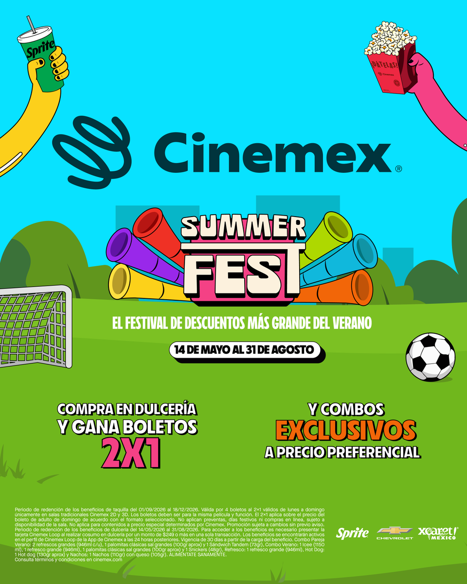 Cinemex tweet media