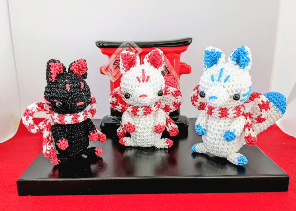 博多ハンドメイドマルシェ お品書き➃です 各種お狐様たちももちろん