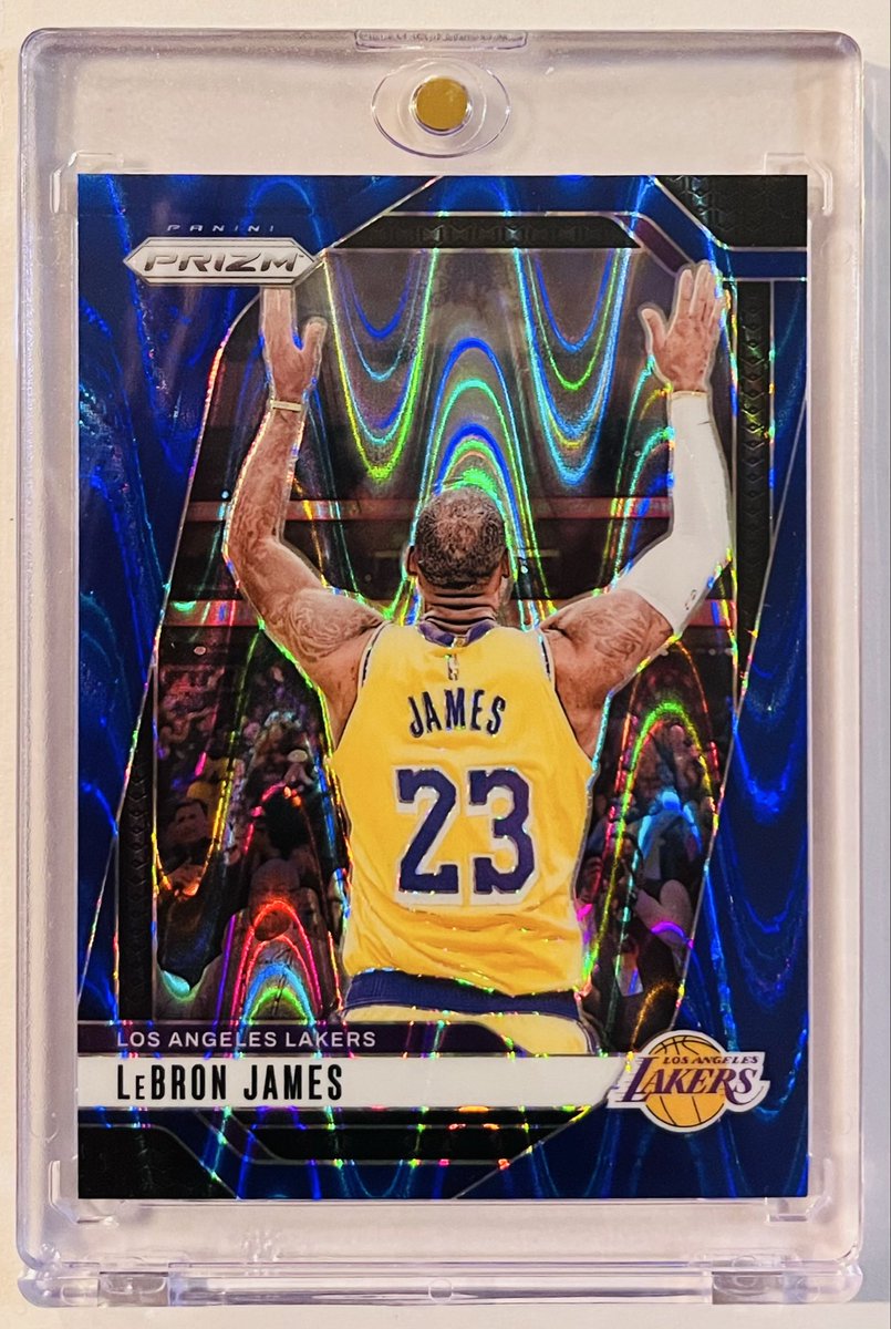 Billsfreedom3's tweet photo. @cardboardbst 2024-25 Panini Prizm - LeBron James #130 Blue Seismic Prizm /99 ☄️
$400 https://t.co/JZQyqCyCOp