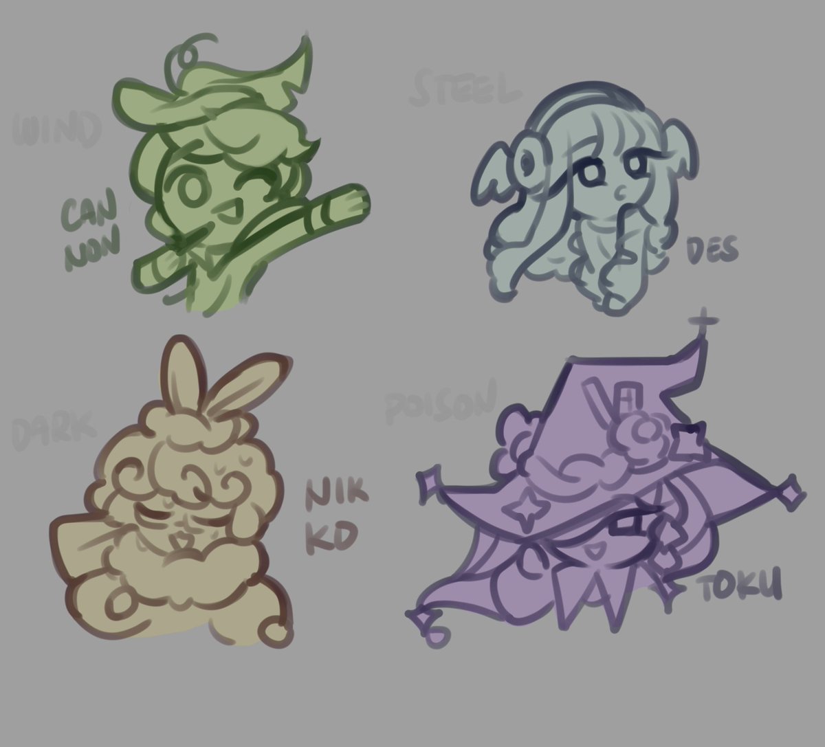 Espress0Coffee's tweet photo. Doodling my friends as cookies part 1 :D 
Testing my new marker brush! https://t.co/Efrdzw2RLd