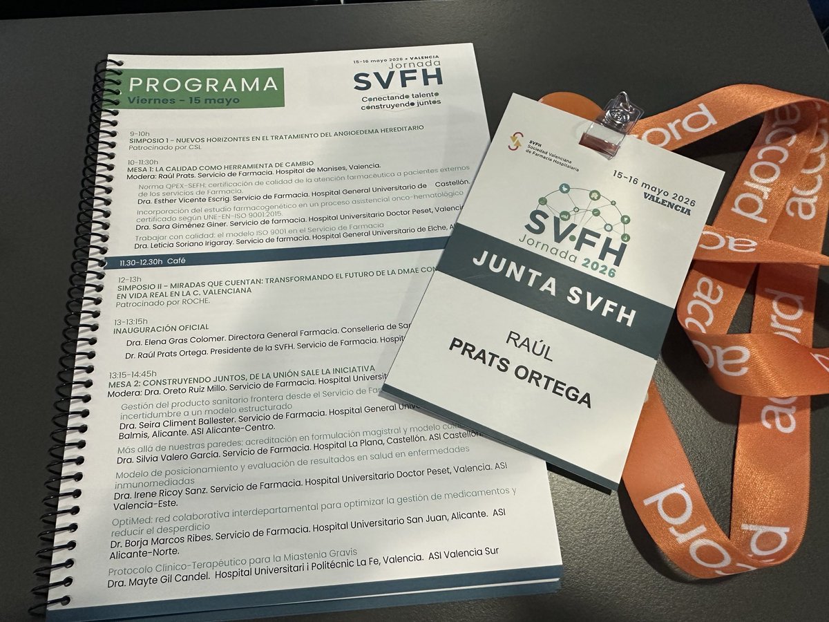 rapraor's tweet photo. Empezando la #JornadaSVFH2026 en Valencia. Tenemos 24h para aprender, compartir y crecer entre compañeros y amigos https://t.co/9gD00SSj6o