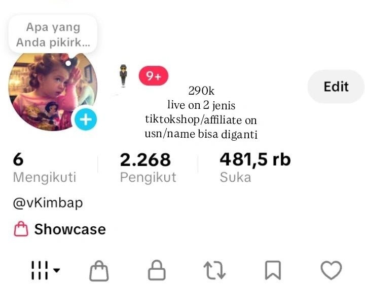 feloo ୨୧︙akun tiktok, apk prem. backup acc tweet media